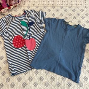 Mini Boden tee shirts